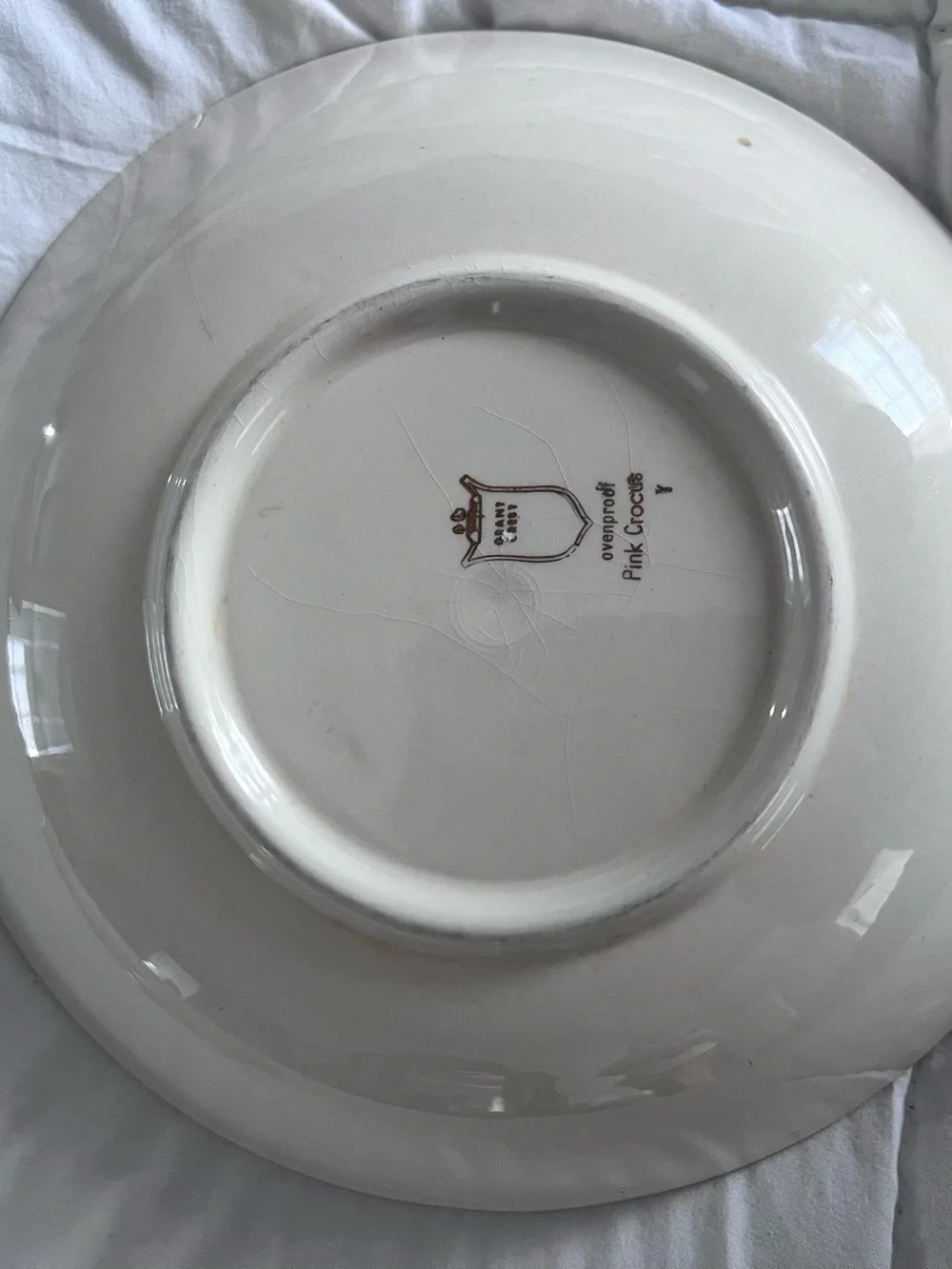 Floral Decorative Ceramic Bowl in Pink